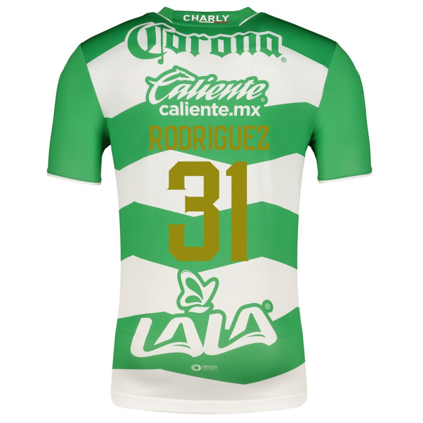 Kvinder Emerson Rodríguez #31 Grøn Hjemmebane Spillertrøjer 2023/24 Trøje T-Shirt
