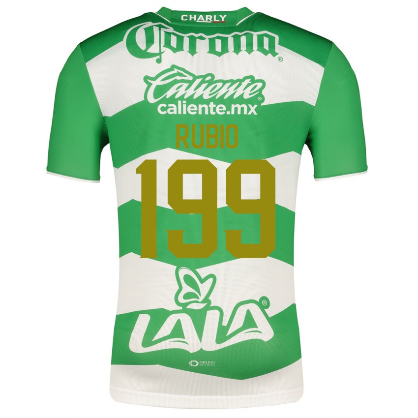 Kvinder Ronaldo Rubio #199 Grøn Hjemmebane Spillertrøjer 2023/24 Trøje T-Shirt