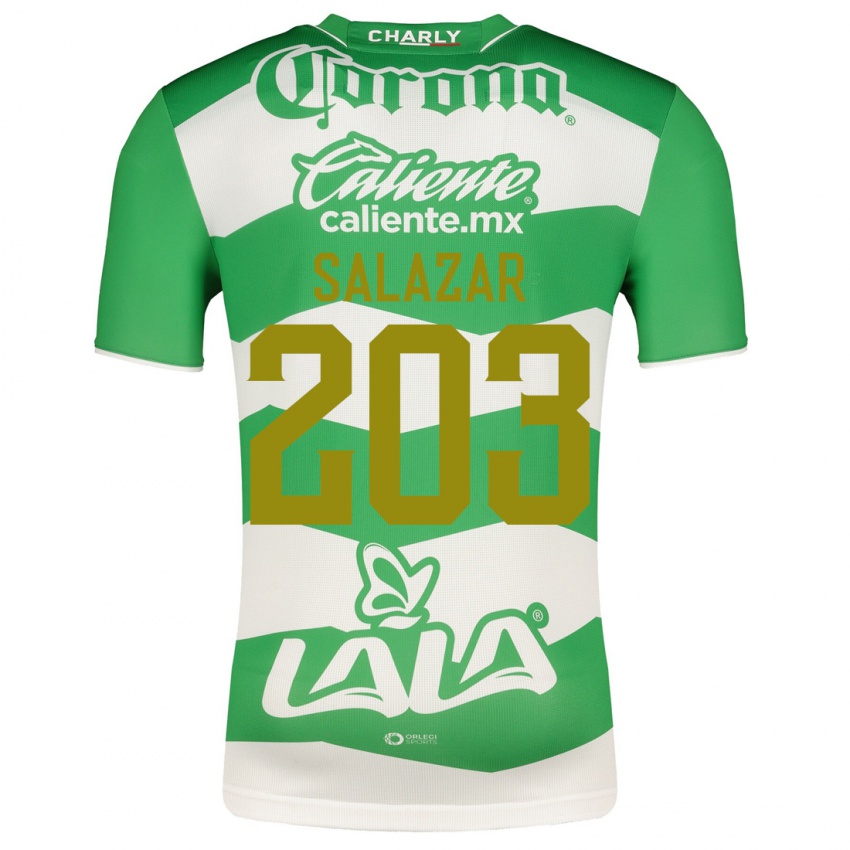 Kvinder Roberto Salazar #203 Grøn Hjemmebane Spillertrøjer 2023/24 Trøje T-Shirt