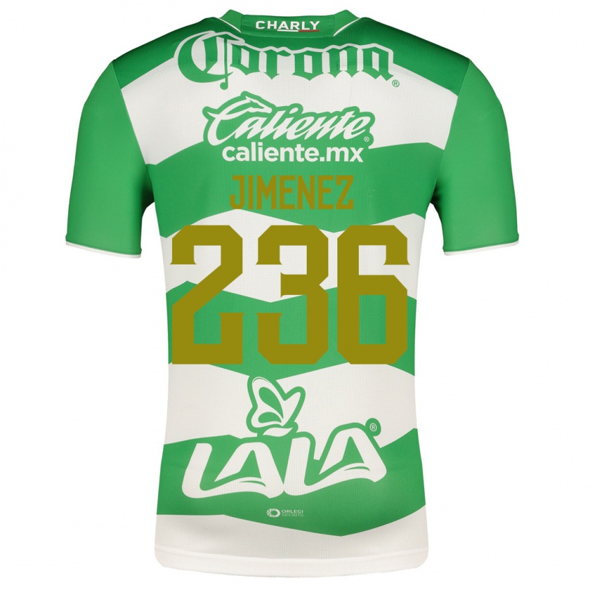 Kvinder Tahiel Jiménez #236 Grøn Hjemmebane Spillertrøjer 2023/24 Trøje T-Shirt