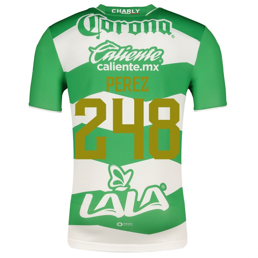Kvinder Jonathan Pérez #248 Grøn Hjemmebane Spillertrøjer 2023/24 Trøje T-Shirt