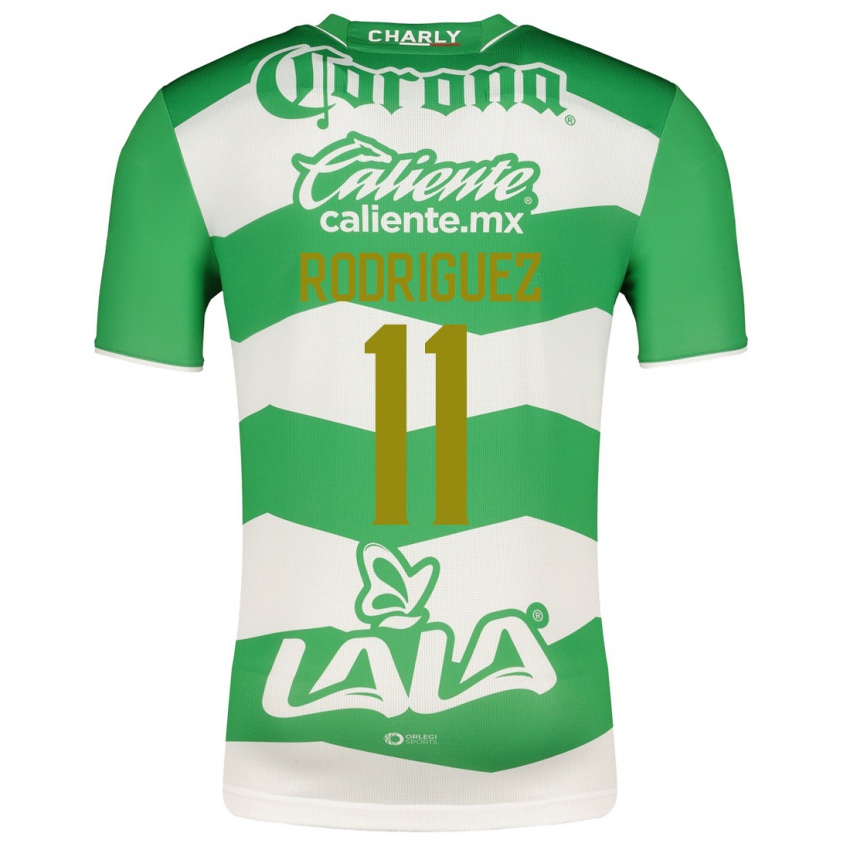 Kvinder Cynthia Rodríguez #11 Grøn Hjemmebane Spillertrøjer 2023/24 Trøje T-Shirt