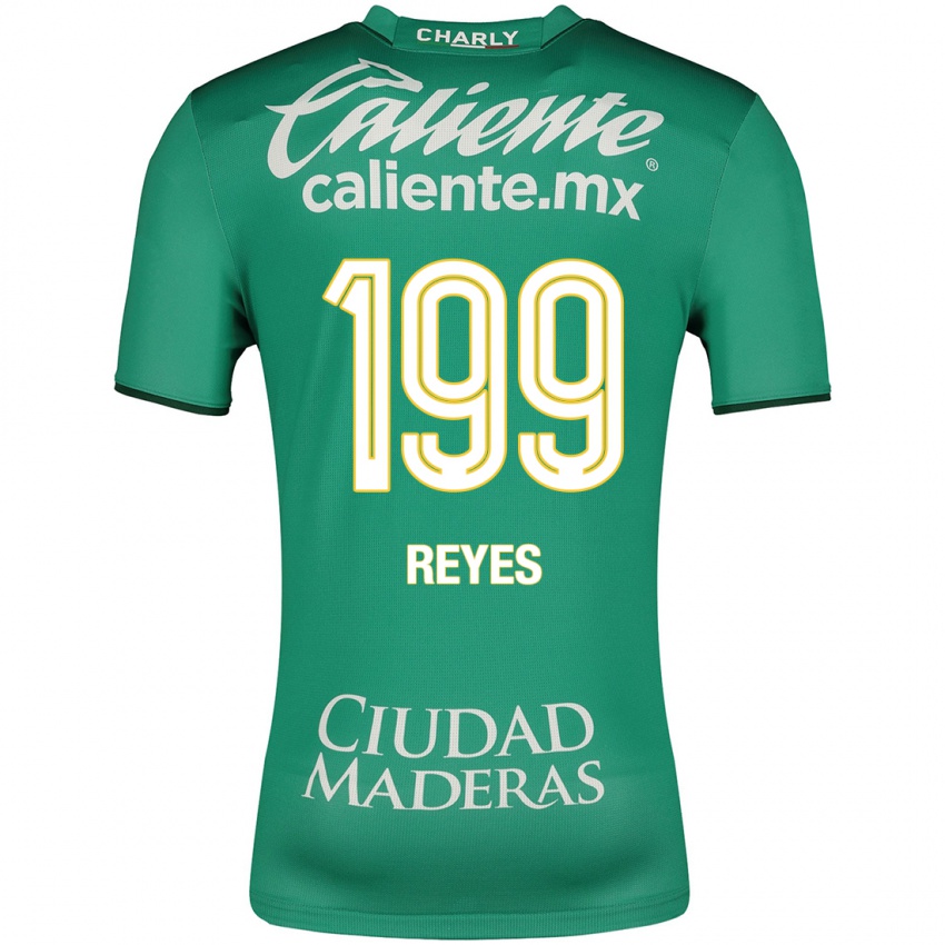 Kvinder Jonathan Reyes #199 Grøn Hjemmebane Spillertrøjer 2023/24 Trøje T-Shirt