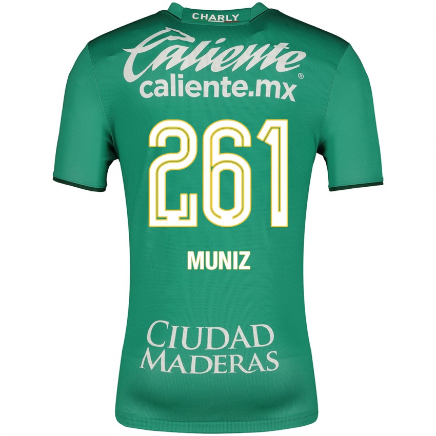 Kvinder César Muñiz #261 Grøn Hjemmebane Spillertrøjer 2023/24 Trøje T-Shirt