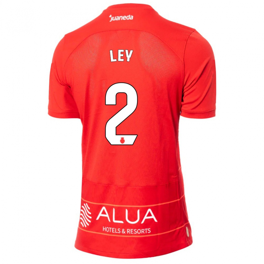 Kvinder Yuzún Ley #2 Rød Hjemmebane Spillertrøjer 2023/24 Trøje T-Shirt