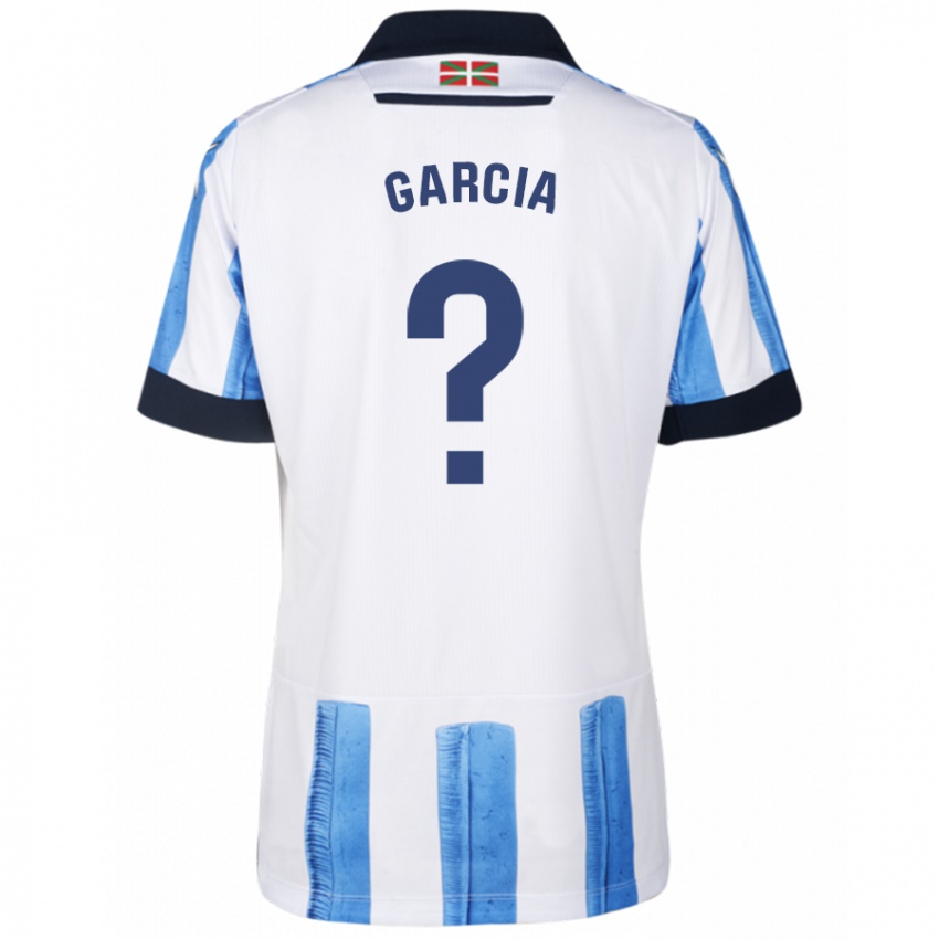 Kvinder Alex Garcia #0 Blå Hvid Hjemmebane Spillertrøjer 2023/24 Trøje T-Shirt