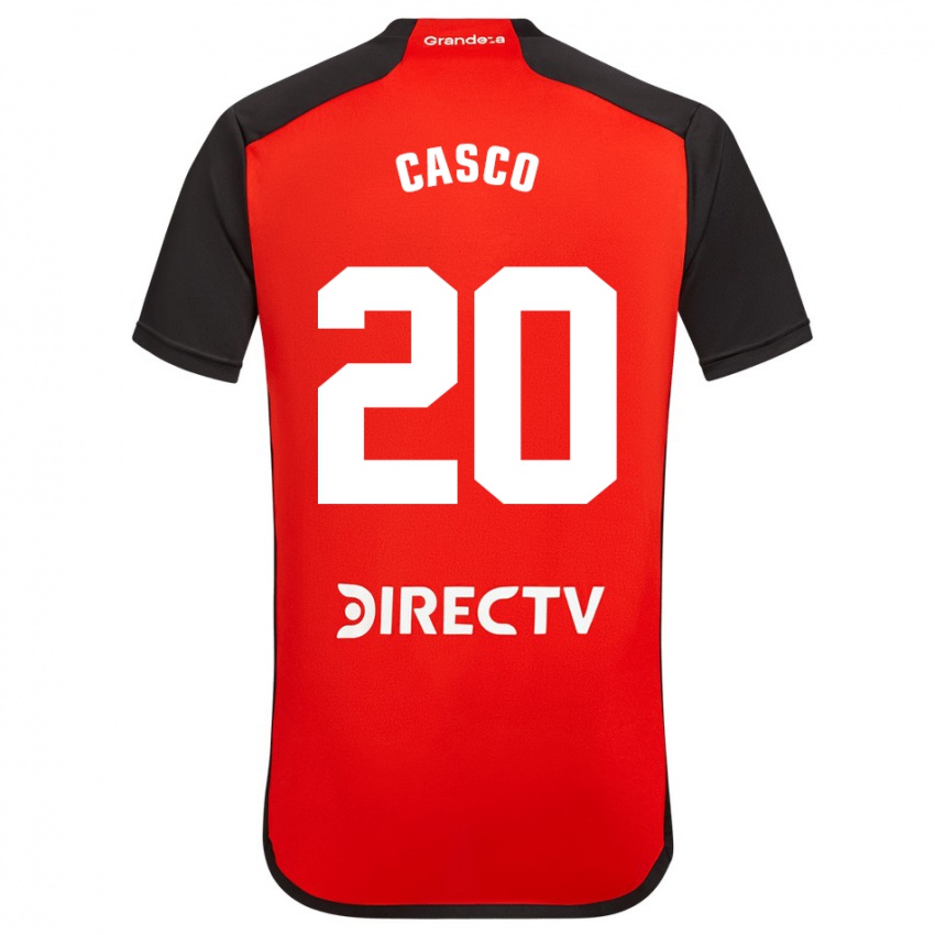 Kvinder Milton Casco #20 Rød Udebane Spillertrøjer 2023/24 Trøje T-Shirt