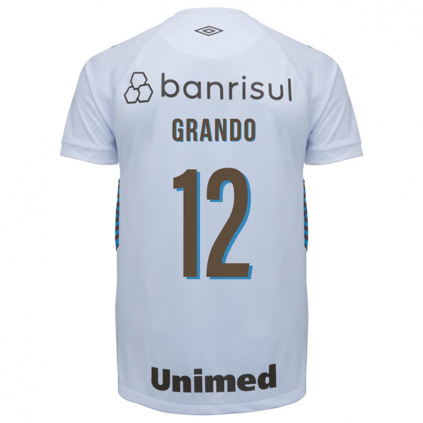 Kvinder Gabriel Grando #12 Hvid Udebane Spillertrøjer 2023/24 Trøje T-Shirt