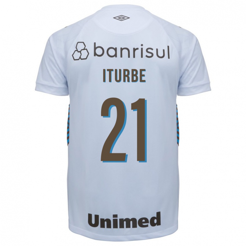 Kvinder Juan Iturbe #21 Hvid Udebane Spillertrøjer 2023/24 Trøje T-Shirt