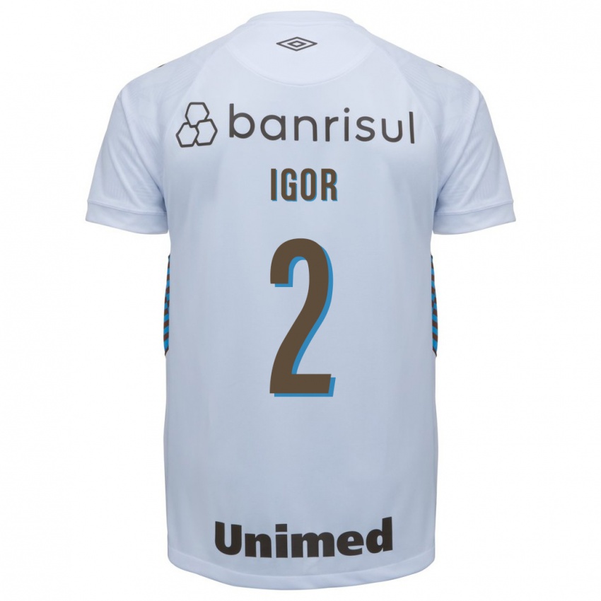 Kvinder Igor #2 Hvid Udebane Spillertrøjer 2023/24 Trøje T-Shirt