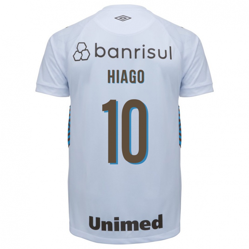 Kvinder Hiago #10 Hvid Udebane Spillertrøjer 2023/24 Trøje T-Shirt