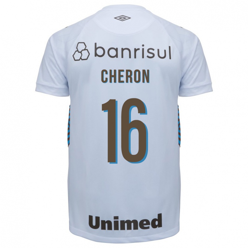 Kvinder Bruno Cheron #16 Hvid Udebane Spillertrøjer 2023/24 Trøje T-Shirt