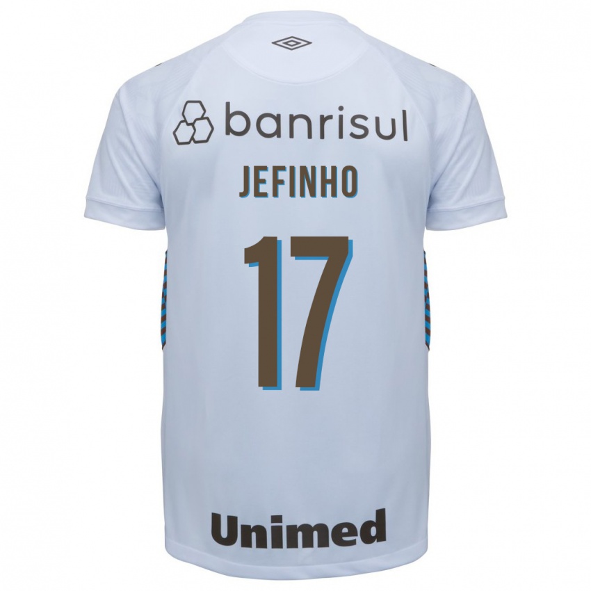Kvinder Jefinho #17 Hvid Udebane Spillertrøjer 2023/24 Trøje T-Shirt