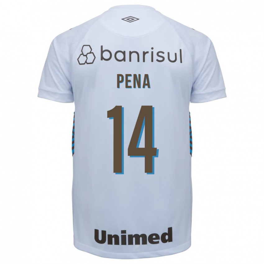 Kvinder Jessica Peña #14 Hvid Udebane Spillertrøjer 2023/24 Trøje T-Shirt