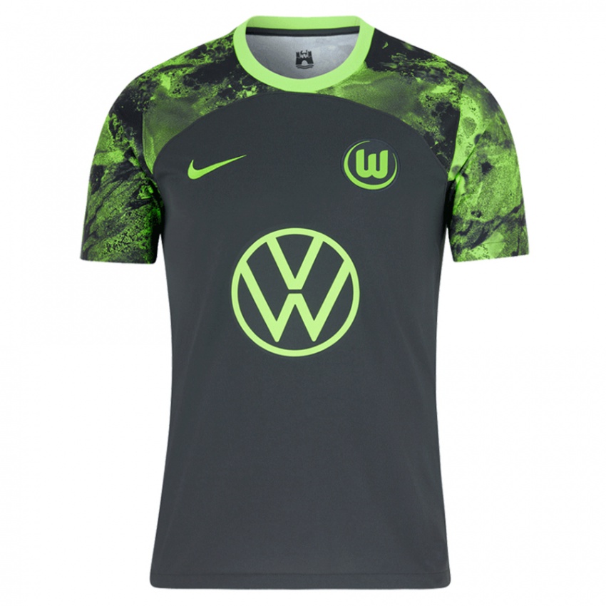 Kvinder Alexander Georgiadi #9 Mørkegrå Udebane Spillertrøjer 2023/24 Trøje T-Shirt