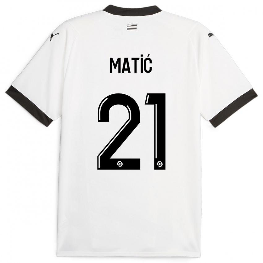 Kvinder Nemanja Matic #21 Hvid Udebane Spillertrøjer 2023/24 Trøje T-Shirt