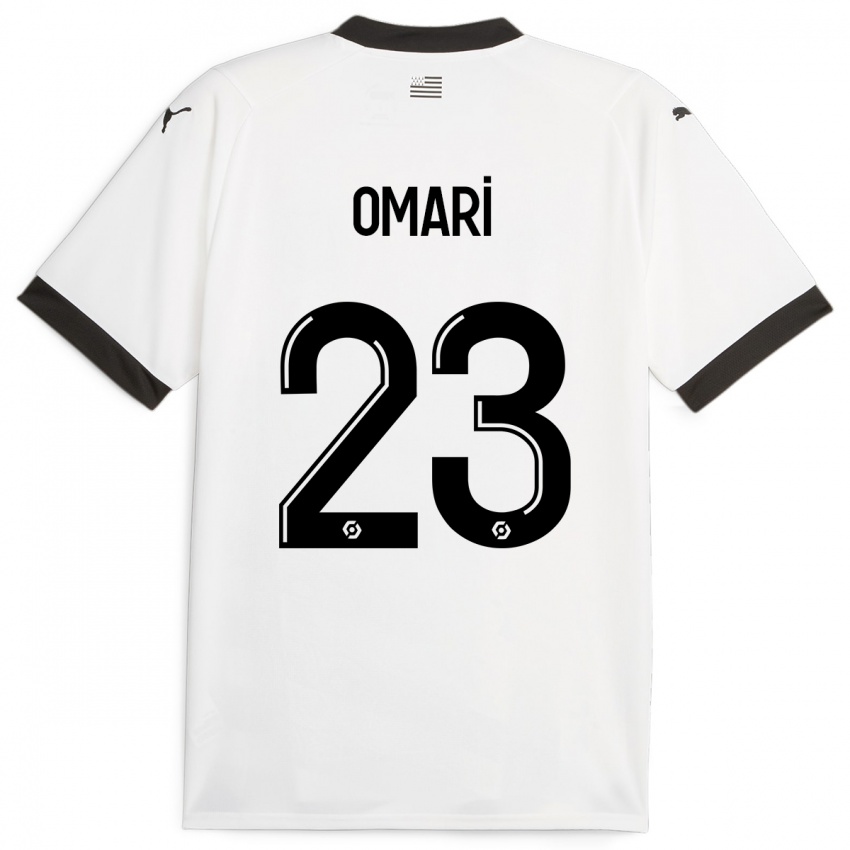 Kvinder Warmed Omari #23 Hvid Udebane Spillertrøjer 2023/24 Trøje T-Shirt