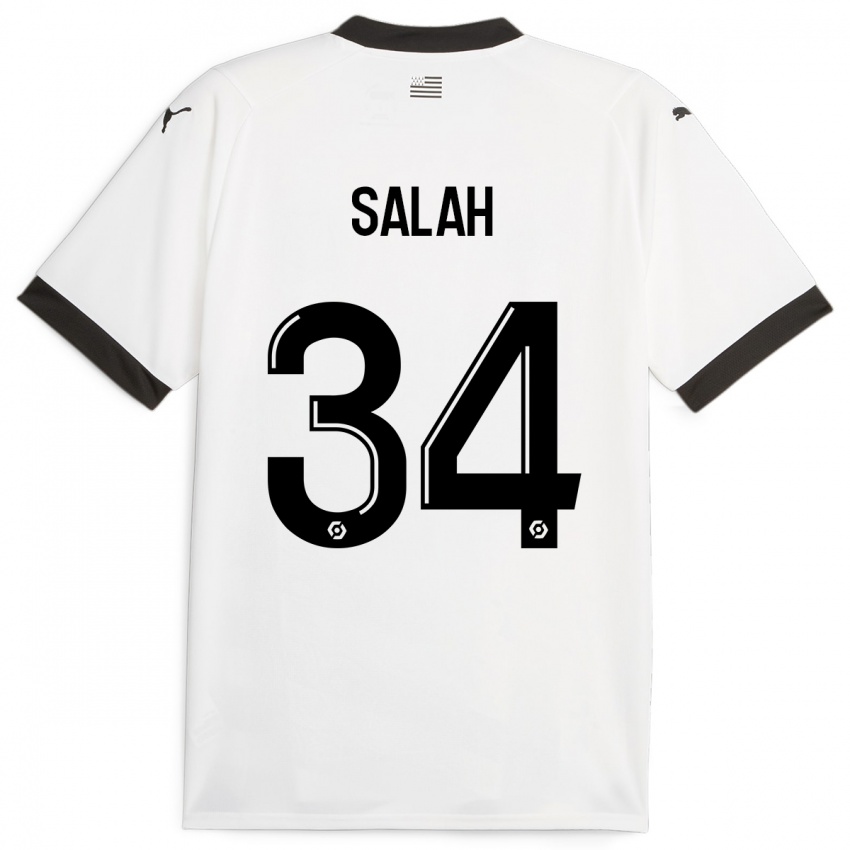 Kvinder Ibrahim Salah #34 Hvid Udebane Spillertrøjer 2023/24 Trøje T-Shirt