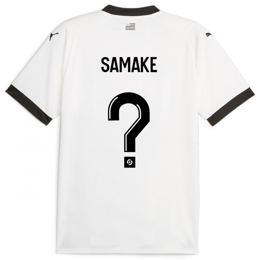 Kvinder Wilson Samaké #0 Hvid Udebane Spillertrøjer 2023/24 Trøje T-Shirt