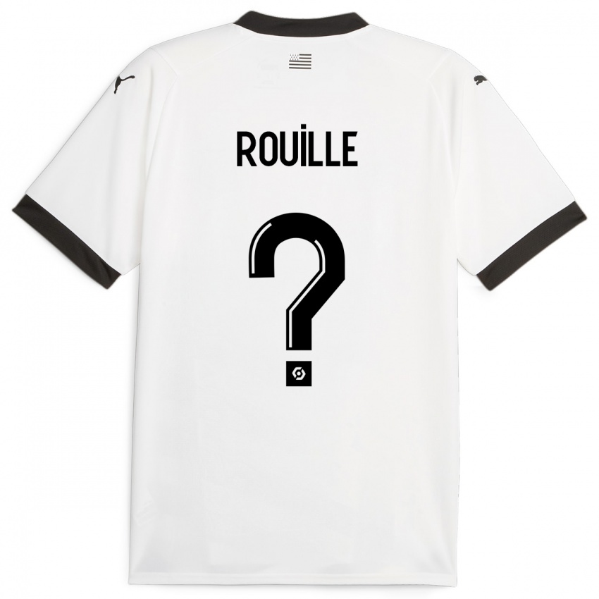 Kvinder Léo Rouillé #0 Hvid Udebane Spillertrøjer 2023/24 Trøje T-Shirt