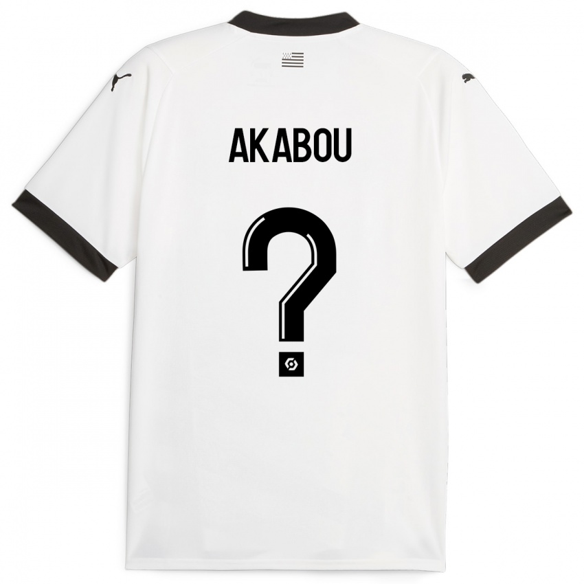 Kvinder Ayoube Akabou #0 Hvid Udebane Spillertrøjer 2023/24 Trøje T-Shirt