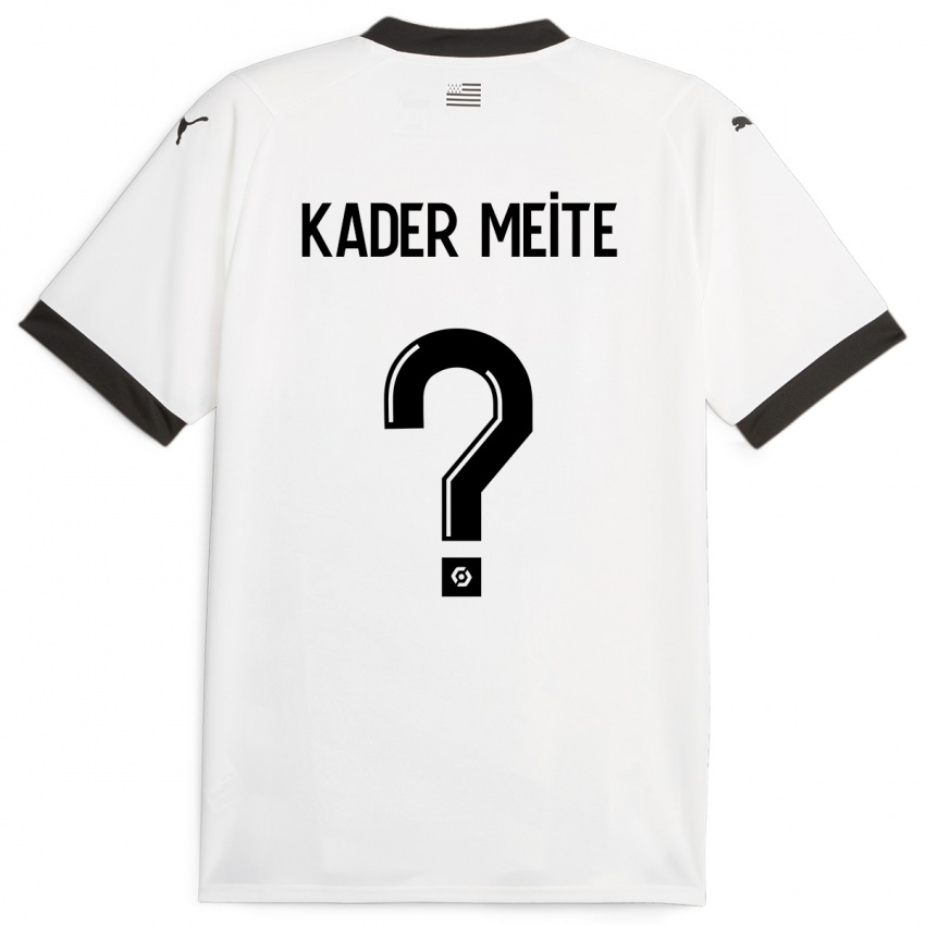 Kvinder Mohamed Kader Meïté #0 Hvid Udebane Spillertrøjer 2023/24 Trøje T-Shirt
