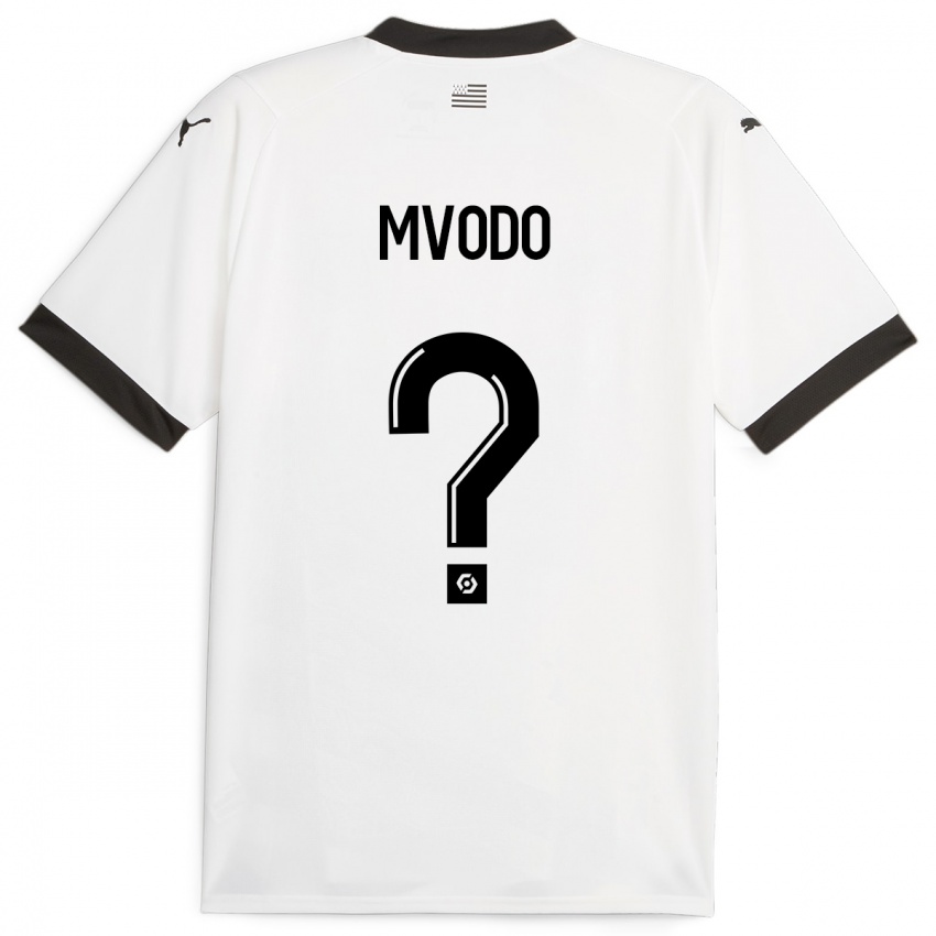 Kvinder Steeve Mvodo Mvodo #0 Hvid Udebane Spillertrøjer 2023/24 Trøje T-Shirt