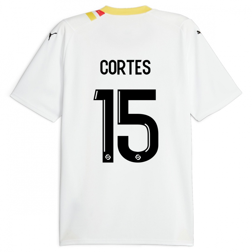 Kvinder Óscar Cortés #15 Sort Udebane Spillertrøjer 2023/24 Trøje T-Shirt