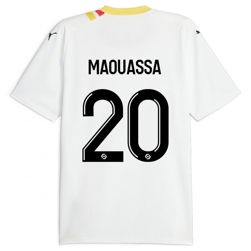 Kvinder Faitout Maouassa #20 Sort Udebane Spillertrøjer 2023/24 Trøje T-Shirt