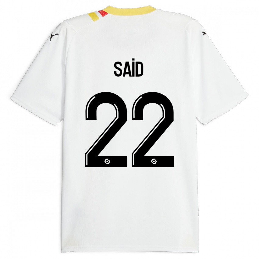 Kvinder Wesley Saïd #22 Sort Udebane Spillertrøjer 2023/24 Trøje T-Shirt
