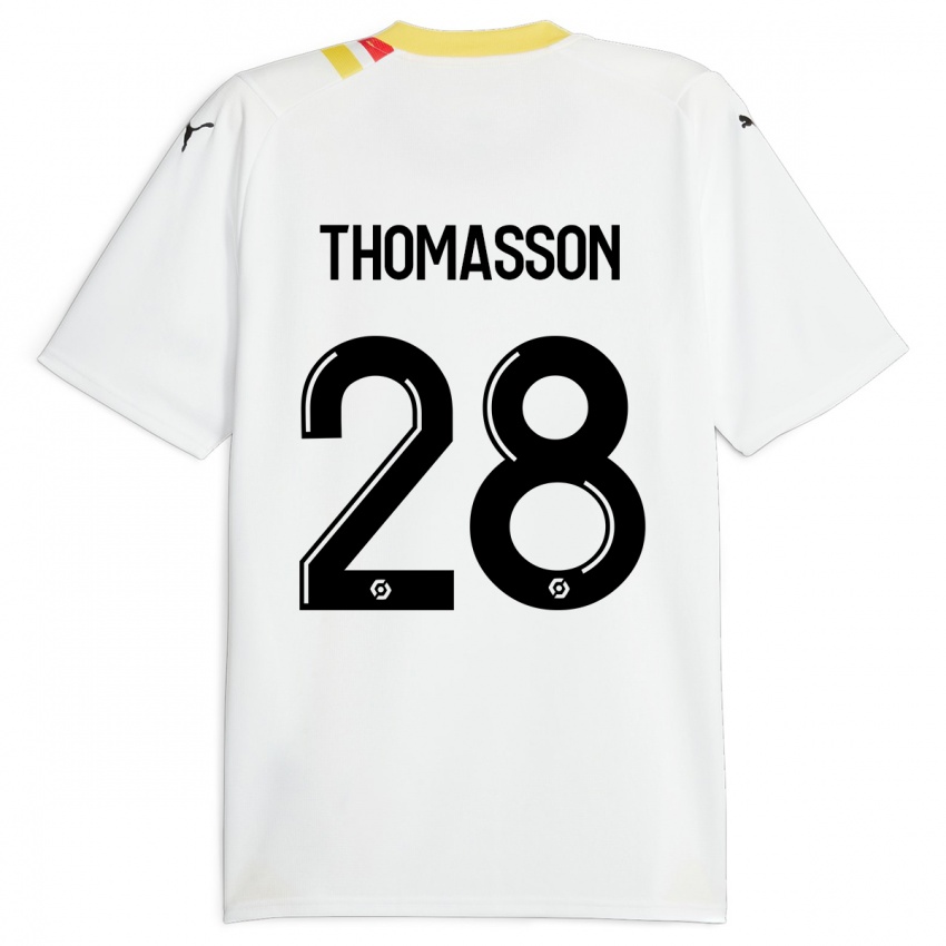 Kvinder Adrien Thomasson #28 Sort Udebane Spillertrøjer 2023/24 Trøje T-Shirt