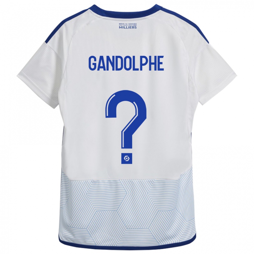 Kvinder Adrien Gandolphe #0 Hvid Udebane Spillertrøjer 2023/24 Trøje T-Shirt