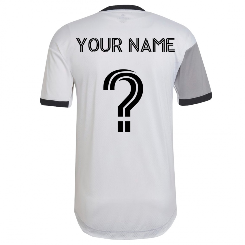 Kvinder Dit Navn #0 Hvid Udebane Spillertrøjer 2023/24 Trøje T-Shirt