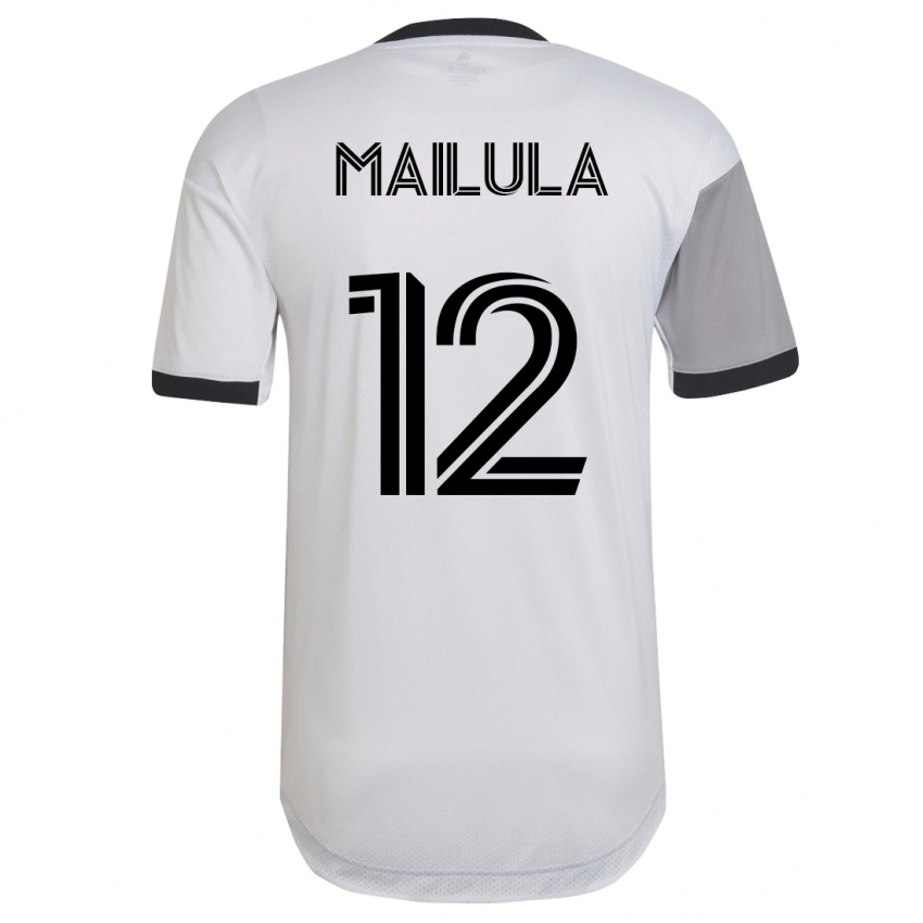 Kvinder Cassius Mailula #12 Hvid Udebane Spillertrøjer 2023/24 Trøje T-Shirt