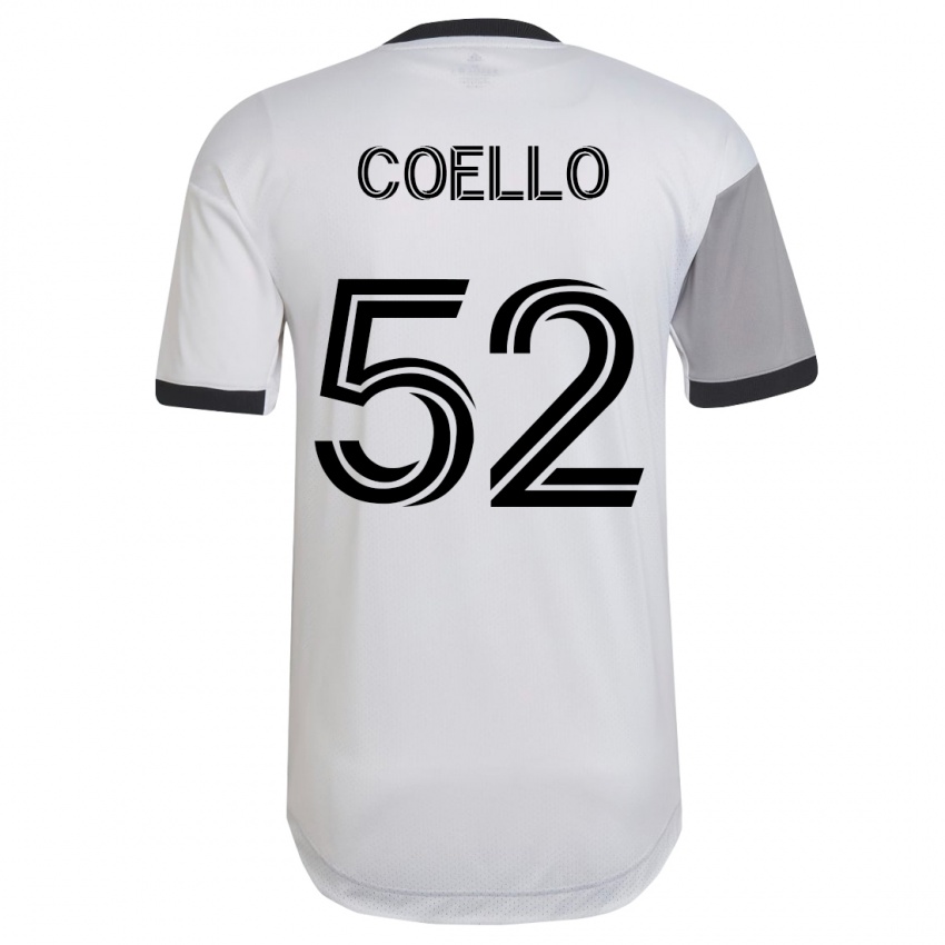 Kvinder Alonso Coello #52 Hvid Udebane Spillertrøjer 2023/24 Trøje T-Shirt