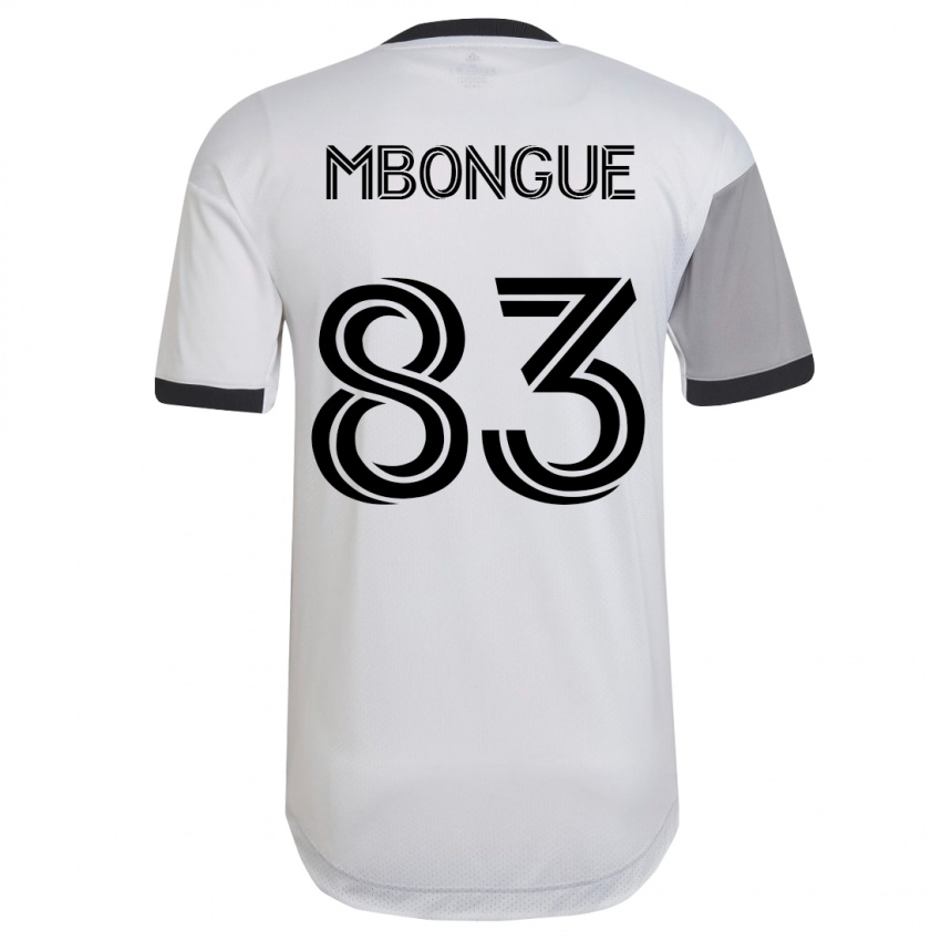 Kvinder Hugo Mbongue #83 Hvid Udebane Spillertrøjer 2023/24 Trøje T-Shirt