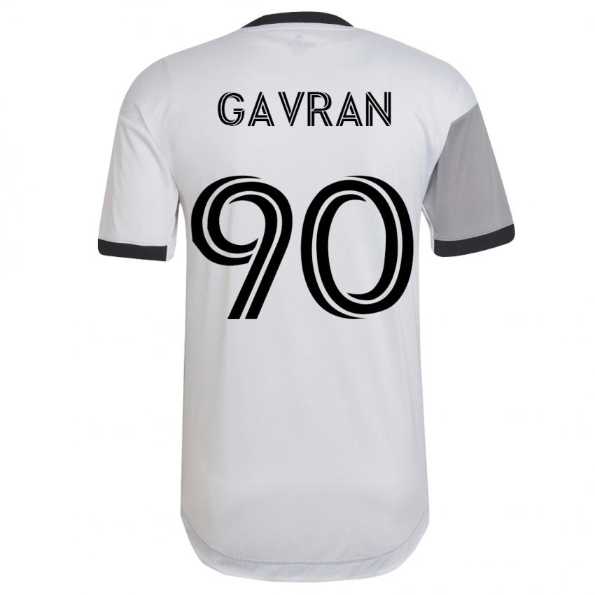 Kvinder Luka Gavran #90 Hvid Udebane Spillertrøjer 2023/24 Trøje T-Shirt