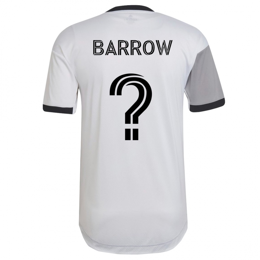 Kvinder Dékwon Barrow #0 Hvid Udebane Spillertrøjer 2023/24 Trøje T-Shirt