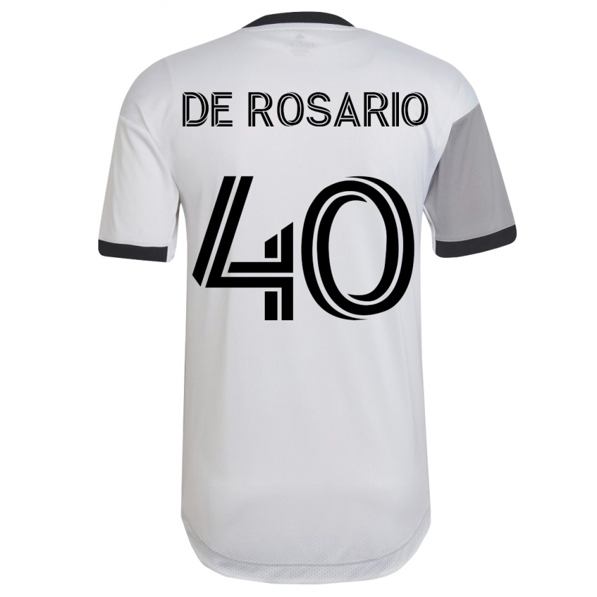 Kvinder Adisa De Rosario #40 Hvid Udebane Spillertrøjer 2023/24 Trøje T-Shirt