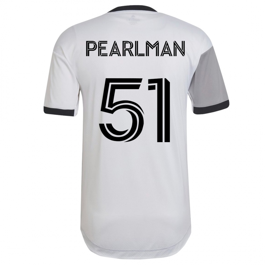 Kvinder Adam Pearlman #51 Hvid Udebane Spillertrøjer 2023/24 Trøje T-Shirt