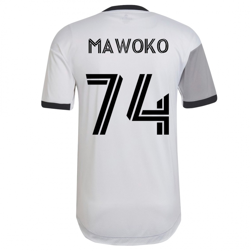 Kvinder Kundai Mawoko #74 Hvid Udebane Spillertrøjer 2023/24 Trøje T-Shirt