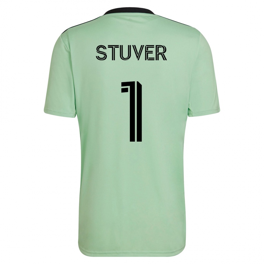 Kvinder Brad Stuver #1 Lysegrøn Udebane Spillertrøjer 2023/24 Trøje T-Shirt