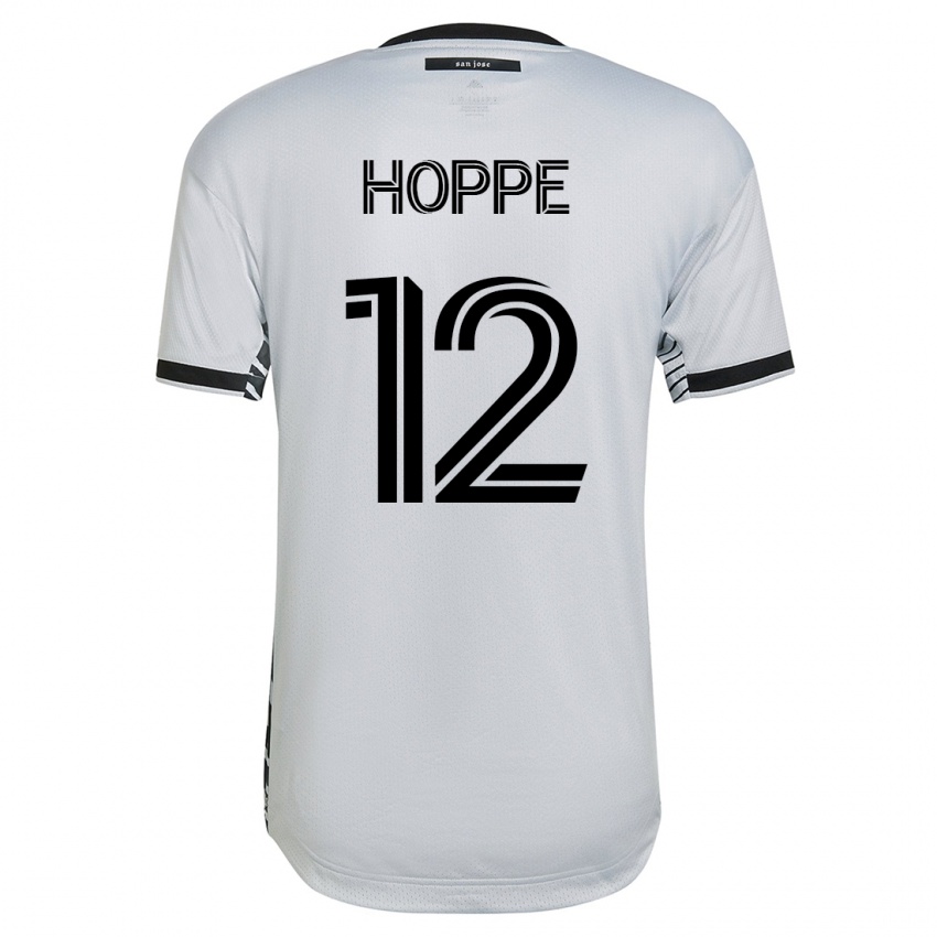 Kvinder Matthew Hoppe #12 Hvid Udebane Spillertrøjer 2023/24 Trøje T-Shirt