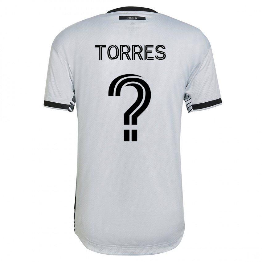 Kvinder Jorge Torres #0 Hvid Udebane Spillertrøjer 2023/24 Trøje T-Shirt