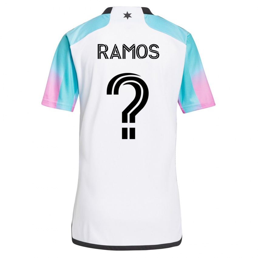 Kvinder Jason Ramos #0 Hvid Udebane Spillertrøjer 2023/24 Trøje T-Shirt