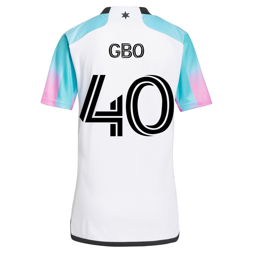 Kvinder Cedrik Gbo #40 Hvid Udebane Spillertrøjer 2023/24 Trøje T-Shirt