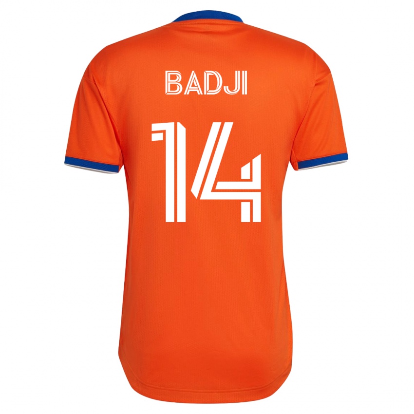 Kvinder Dominique Badji #14 Hvid Udebane Spillertrøjer 2023/24 Trøje T-Shirt