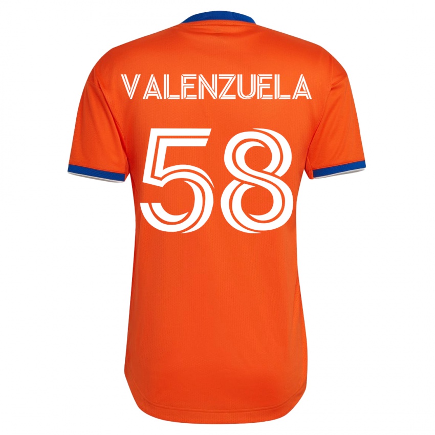 Kvinder Gerardo Valenzuela #58 Hvid Udebane Spillertrøjer 2023/24 Trøje T-Shirt