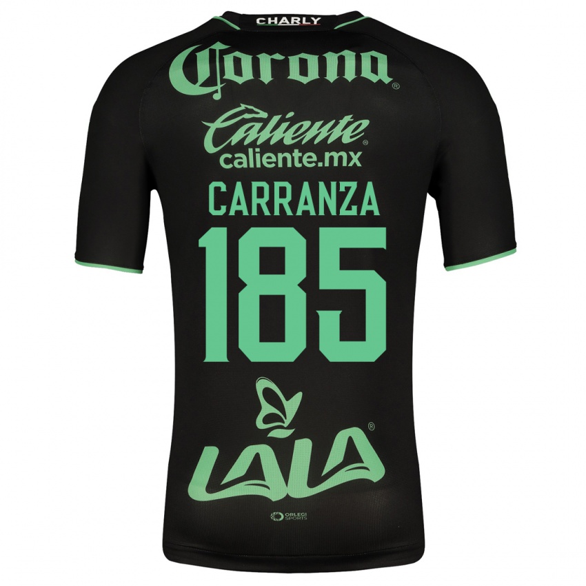 Kvinder Héctor Carranza #185 Sort Udebane Spillertrøjer 2023/24 Trøje T-Shirt