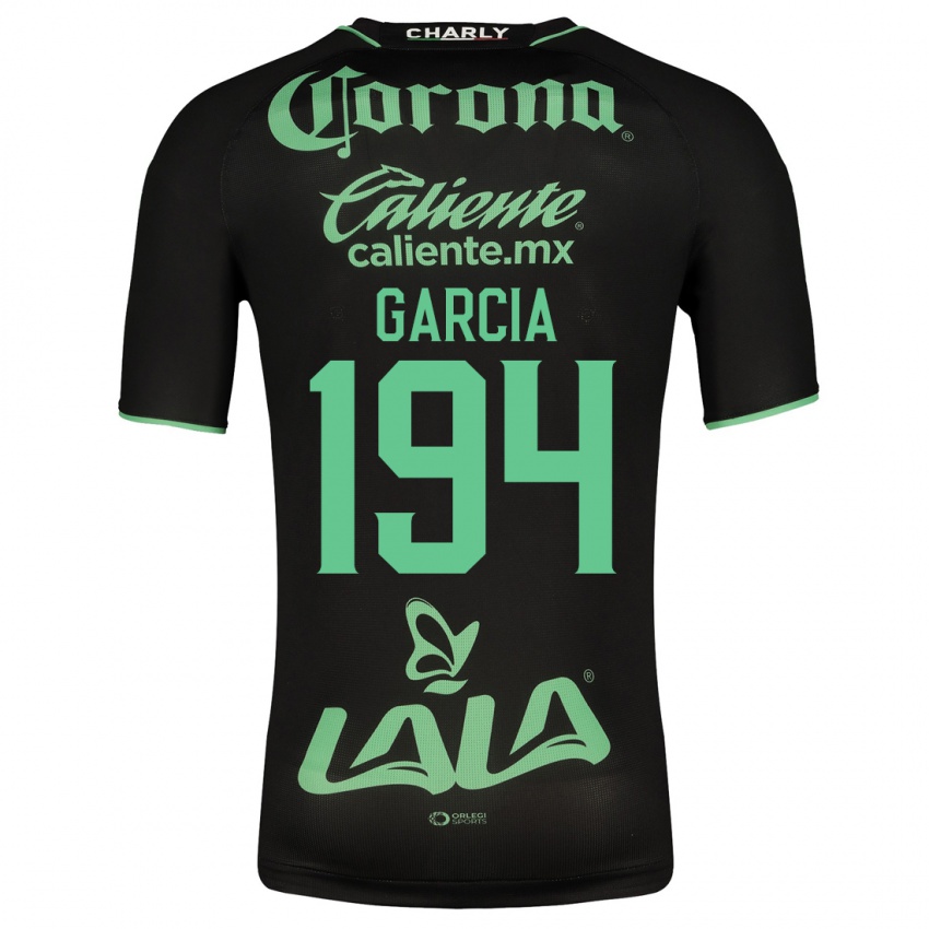 Kvinder Anthony García #194 Sort Udebane Spillertrøjer 2023/24 Trøje T-Shirt